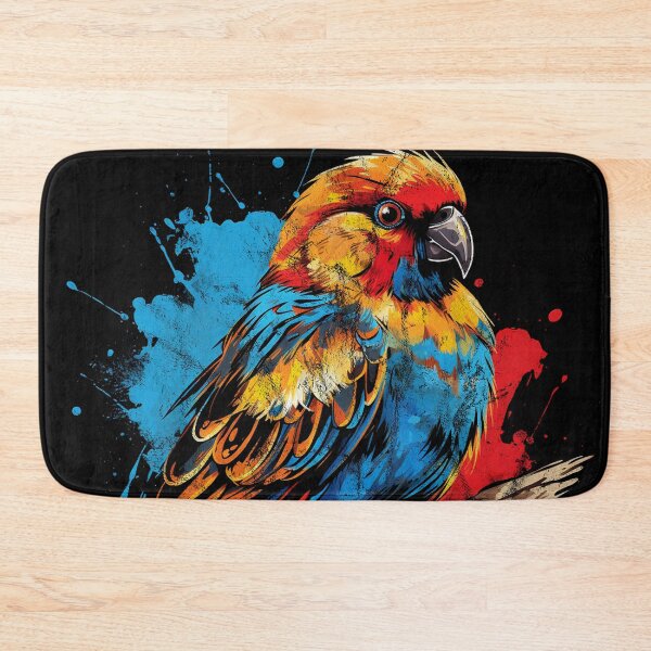 Item preview, An Eastern Rosella - Distressed Vintage Street Art Birds designed and sold by GVRDesign.