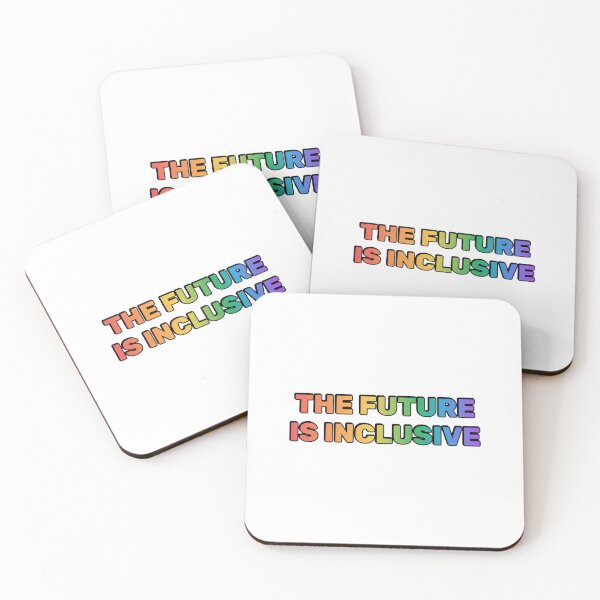Item preview, The Future Is Inclusive - rainbow colors designed and sold by Inspirationmotivation.