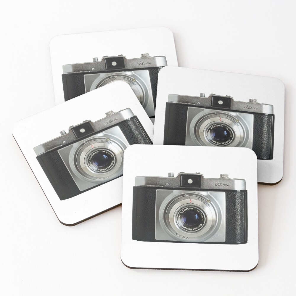 iLoca 35mm Camera Coasters (Set of 4)