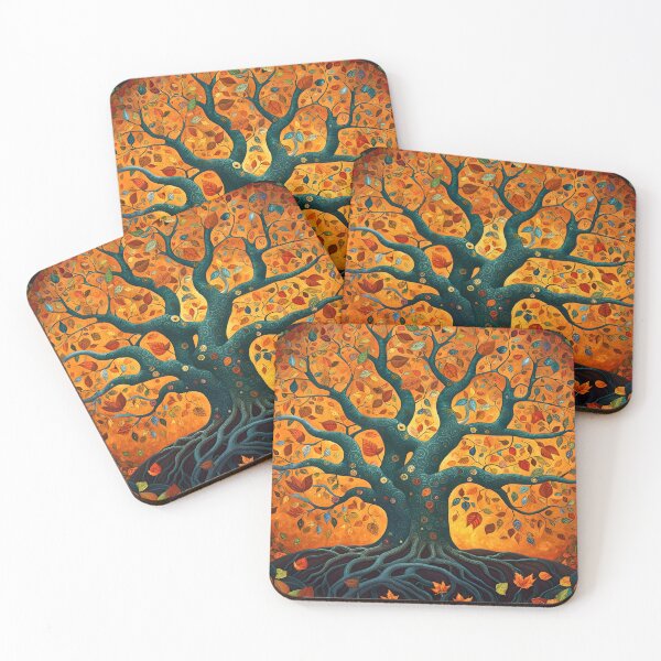 Item preview, Cosmic Conjoined Tree of Fall designed and sold by RoxanneG.