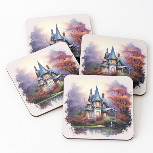 Item preview, Halloween Haunted House T-Shirt, Notebook, Mouse Pad, Pillowcase designed and sold by Angifly.