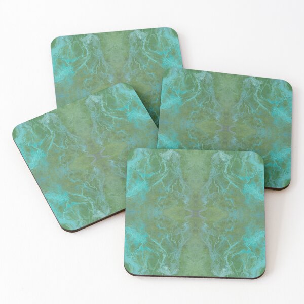 Item preview, Sea Foam Harmony. Green Moss and Turquoise Trails. designed and sold by CONTRAPINK.