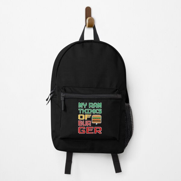 Item preview, RAM Brain Pixel Hamburger Cheeseburger designed and sold by Printed-Memes.