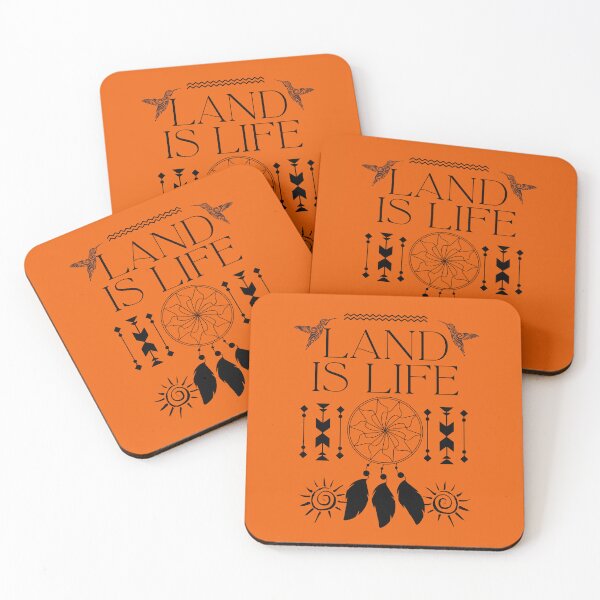 Item preview, Land Is Life Indigenous Motifs Nature Design designed and sold by EarthArtDesigns.