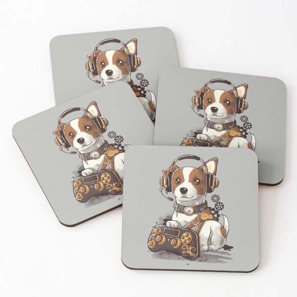 Item preview, Steampunk gamer dog designed and sold by NemiMakeit.