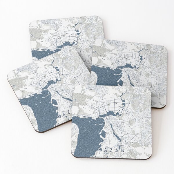Item preview, Kazan City Map of Russia - Coastal designed and sold by deMAP.