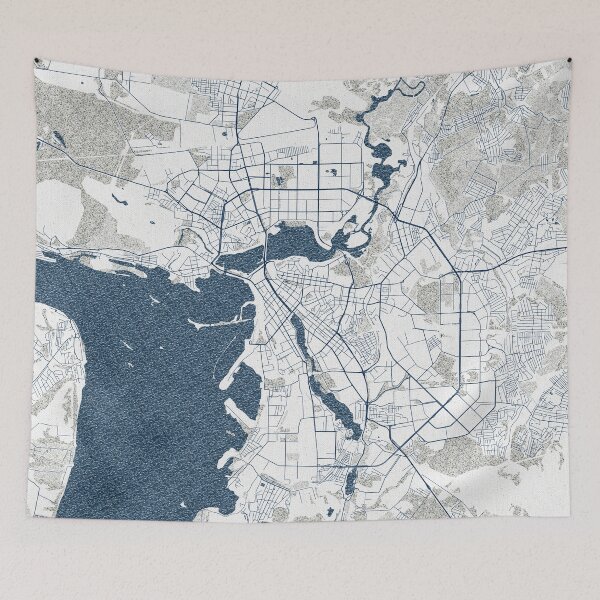 Item preview, Kazan City Map of Russia - Coastal designed and sold by deMAP.