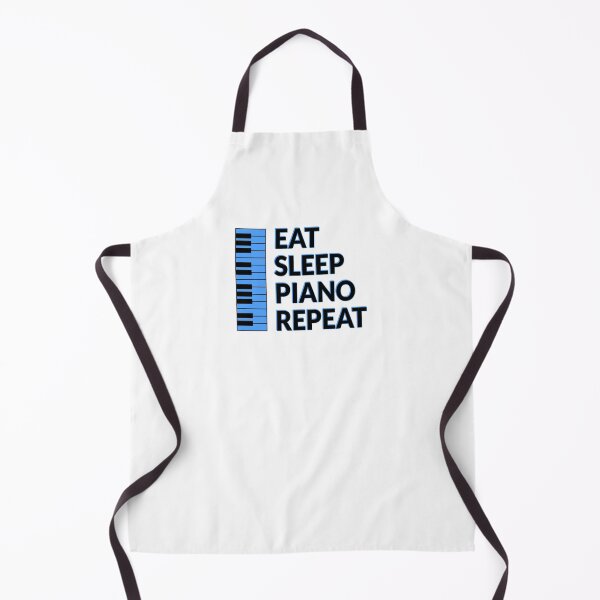 Item preview, Piano keyboard - Eat Sleep Piano Repeat designed and sold by Inspirationmotivation.