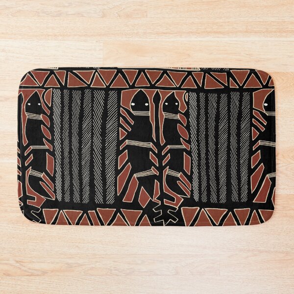 Item preview, Shaman Tribal Spirits - Rust Black Ivory - Aboriginal Folk Art designed and sold by Esprit-Mystique.