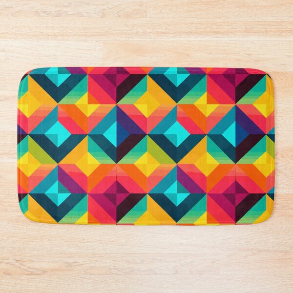 Item preview, Geometric Colorful Tile Pattern designed and sold by alacaz.