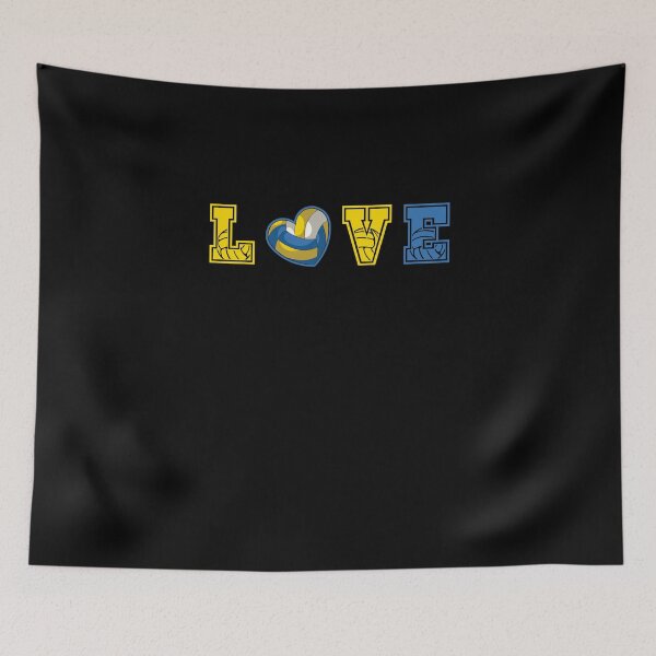 Item preview, Heart Volleyball I Love Volleyball designed and sold by Printed-Memes.