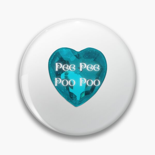 Artikelvorschau, Pee Pee Poo Poo - Blaues Herz-Juwel entworfen und verkauft von emkaygertz.