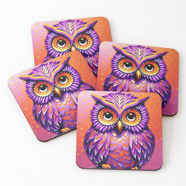 Item preview, Purple owl  designed and sold by Roxburylane.