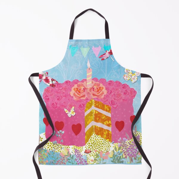 Item preview, Birthday Cake, Garden Party festive whimsical art designed and sold by Glimmersmith.