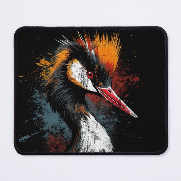 Item preview, Australasian Great Crested Grebe - Distressed Street Art pūteketeke designed and sold by GVRDesign.