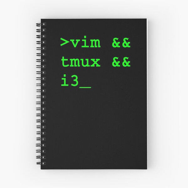 Item preview, Vim tmux and i3, the holy trinity designed and sold by Hectobyte.