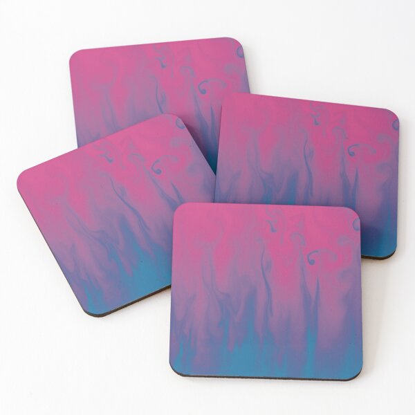 Item preview, Blue and Pink Smoke Abstract designed and sold by WarmlyArts.