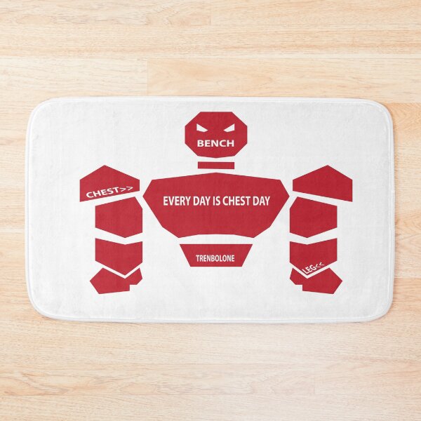 Item preview, red gym robot t-shirt designed and sold by bigronnyw.