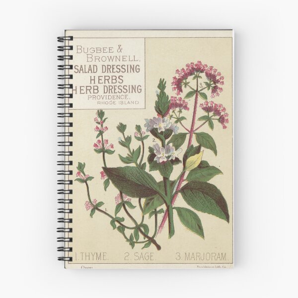 Item preview, Vintage Floral Salad Dressing Card designed and sold by Caroline Amanda.