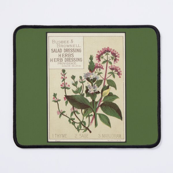 Item preview, Vintage Floral Salad Dressing Card designed and sold by Caroline Amanda.