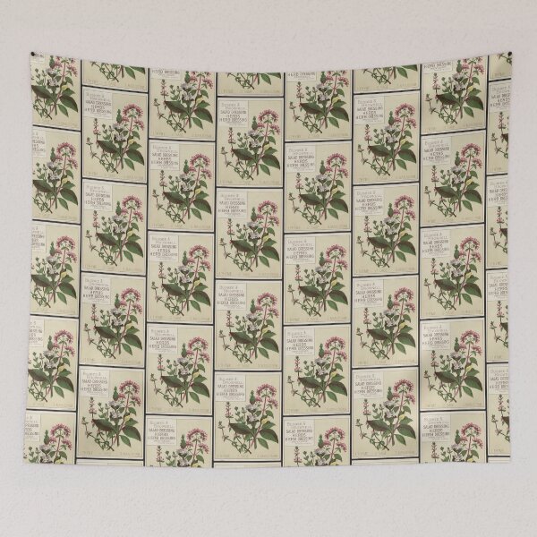 Item preview, Vintage Floral Salad Dressing Card designed and sold by Caroline Amanda.
