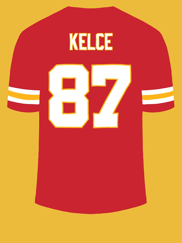 Kansas City Chiefs Football Jersey Kelce #87 White Road Large L NEW  IN-STOCK