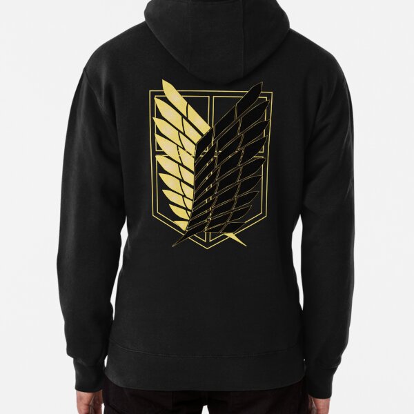 Anime Attack On Titan The Wing Of Liberty Mens Hoodies Zip Up