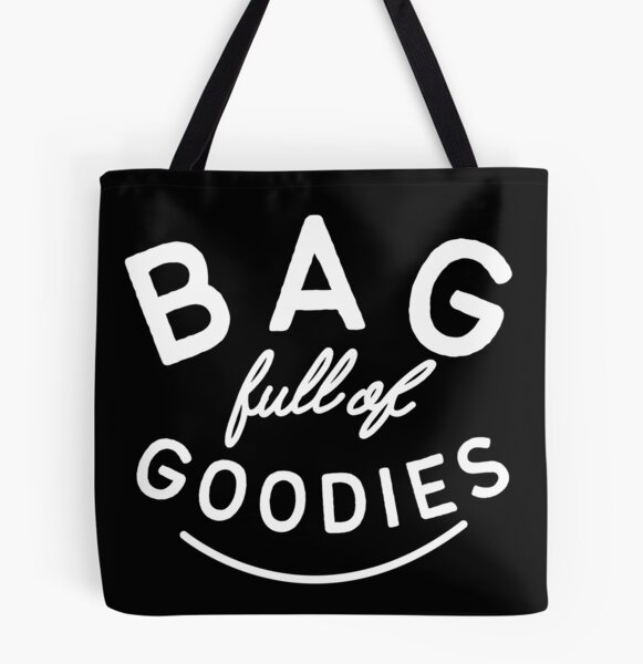 OFF-WHITE Quote Tote Bag GOODS Black White