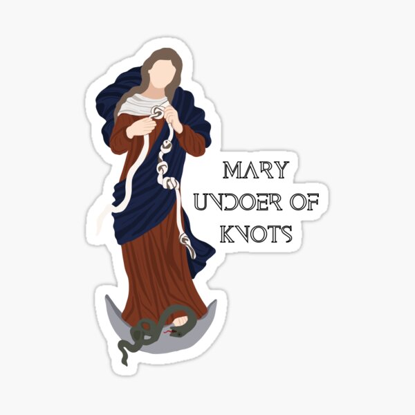 Item preview, Mary Undoer Of Knots designed and sold by madebyaimee.