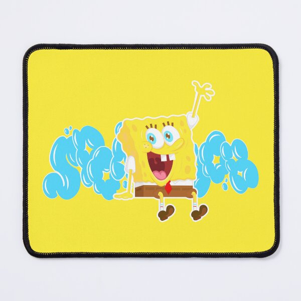 Item preview, Spongebob Hello with Blue Graffiti designed and sold by Seven Design.