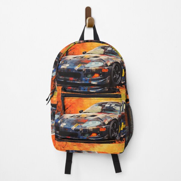 Item preview, A race car painted with colors of fall leaves in the style of speedpainting designed and sold by AI-Only Creations.