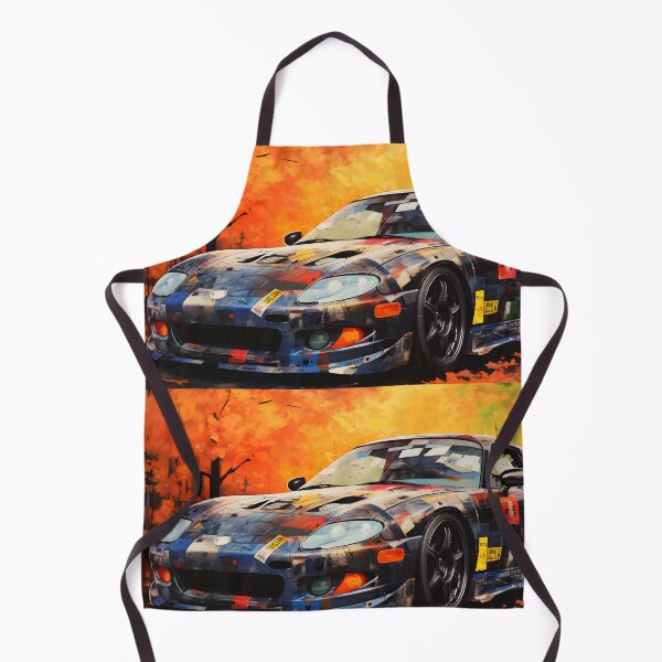 Item preview, A race car painted with colors of fall leaves in the style of speedpainting designed and sold by AI-Only Creations.