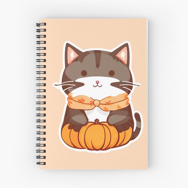 Item preview, Halloween Pumpkin Cat Kawaii Autumn Vibes designed and sold by AlexV798.