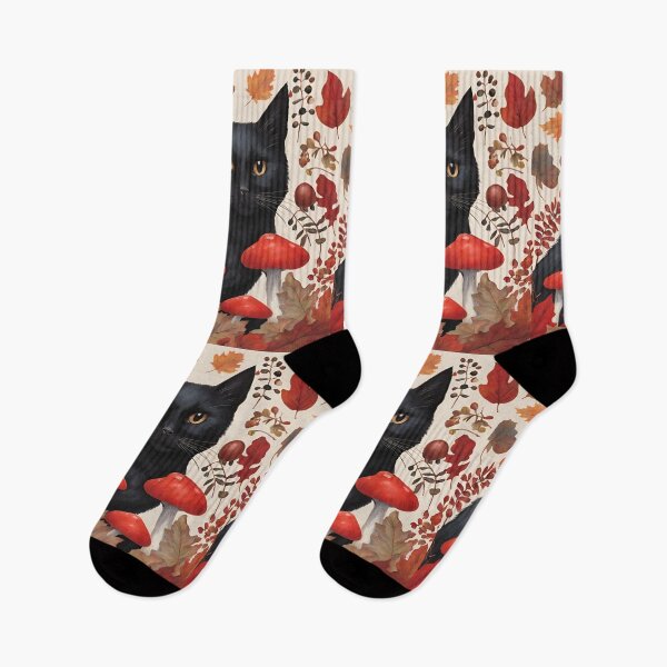 Item preview, Autumn Black Cat in the Forest  designed and sold by silviaol.