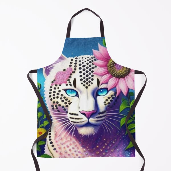 Item preview, White tiger pink sunflowers designed and sold by Roxburylane.