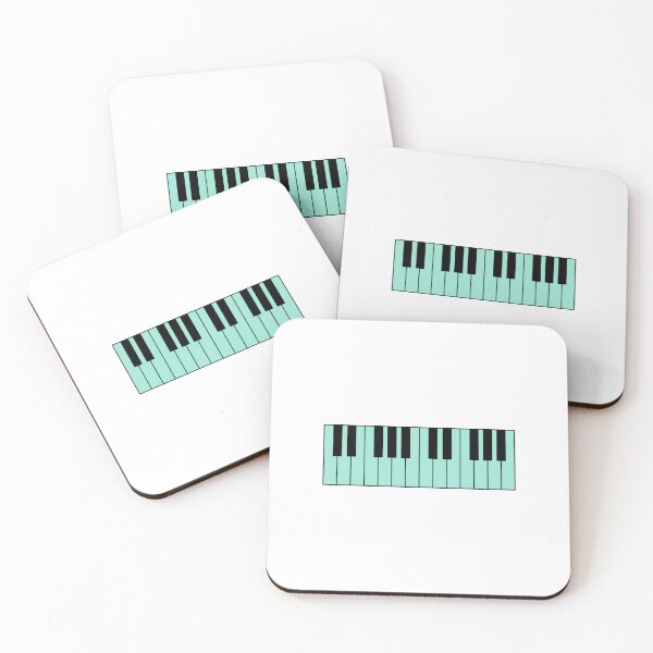 Item preview, Piano keyboard pastel green designed and sold by Inspirationmotivation.