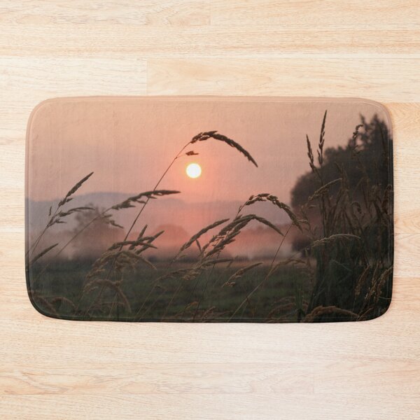 Item preview, Sunrise Field - Morning Fog designed and sold by picturedlcphoto.