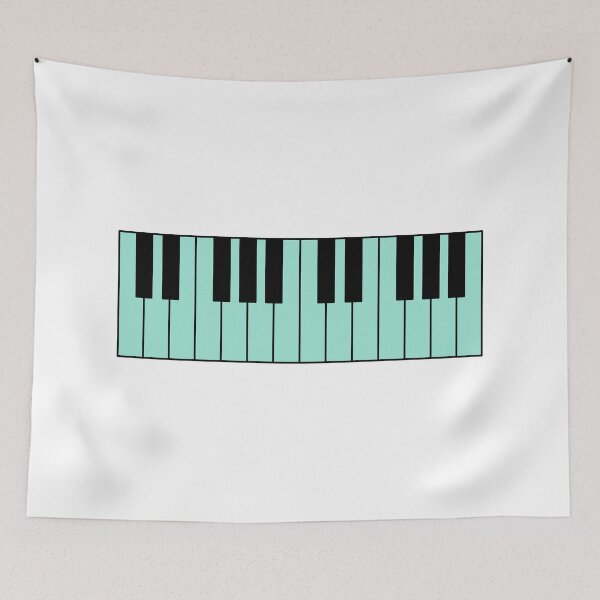 Item preview, Piano keyboard pastel green designed and sold by Inspirationmotivation.