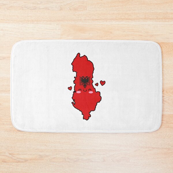 Item preview, Albania Flag Map Smile with Love designed and sold by pixelsparkzone.