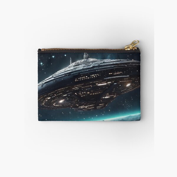 Item preview, Spaceship On The Edge Of Darkness designed and sold by Roanemermaid.