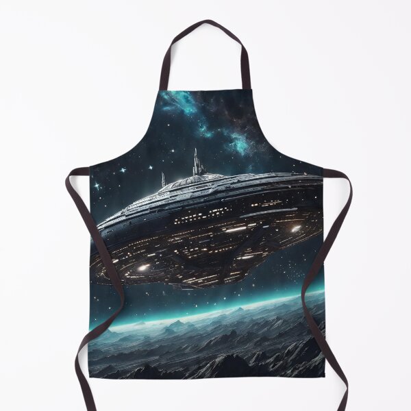 Item preview, Spaceship On The Edge Of Darkness designed and sold by Roanemermaid.