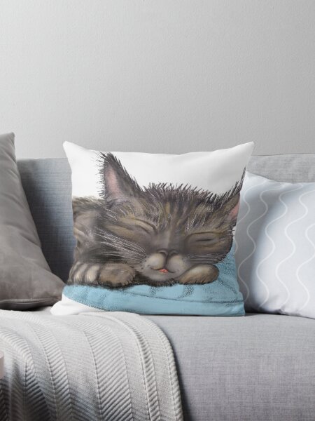 Item preview, sleeping cat designed and sold by BSGalerie.