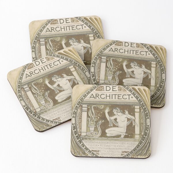 Item preview, De Architect Book Cover designed and sold by Vintage8.