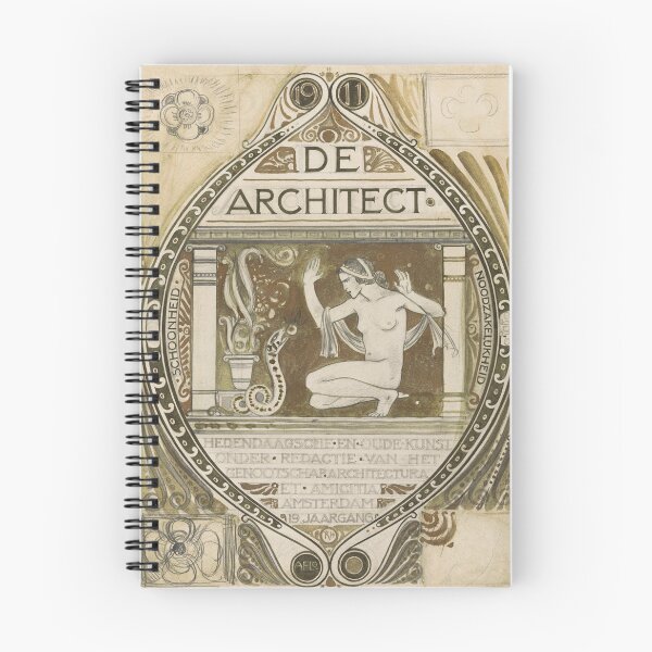 Item preview, De Architect Book Cover designed and sold by Vintage8.