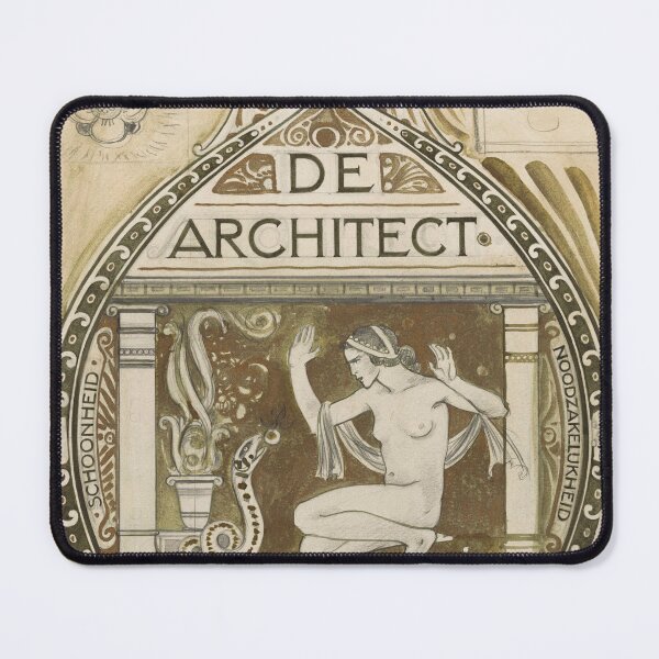 Item preview, De Architect Book Cover designed and sold by Vintage8.