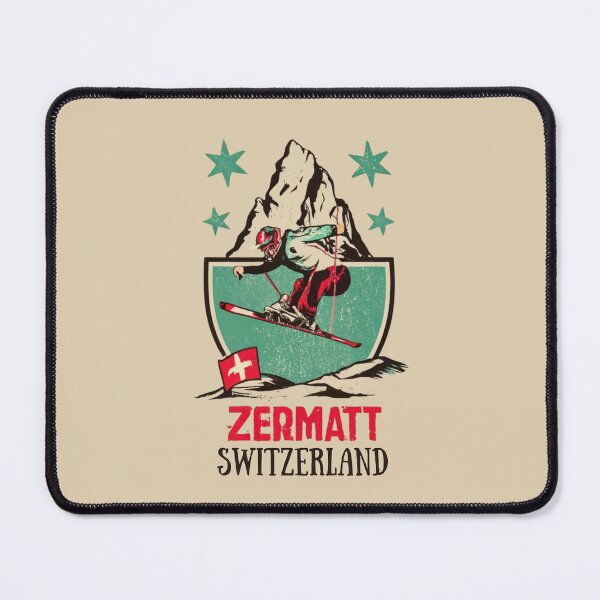 Item preview, Vintage Zermatt Switzerland Design designed and sold by GoodOldVintage.
