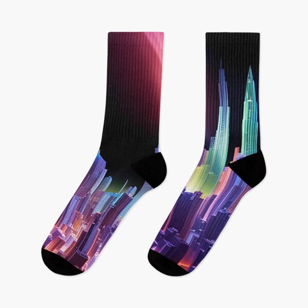Item preview, Vibrant Spacecore Cityscape  designed and sold by Roanemermaid.