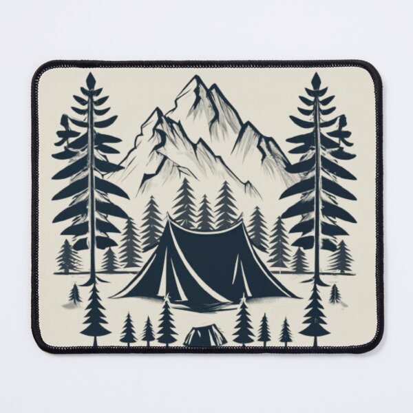 Item preview, Camping at the Foot of the Mountains designed and sold by AOCollections.