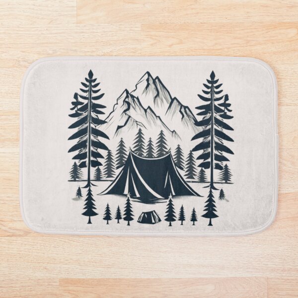 Artikelvorschau, Camping am Fuße der Berge entworfen und verkauft von AOCollections.