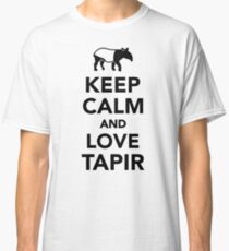 Keep calm and love tapir Classic T-Shirt